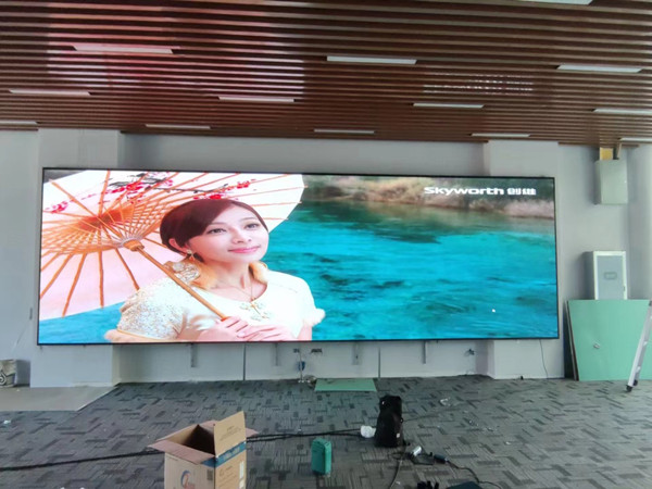 嘉陵P1.53led小间距屏安装案例